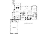 European Style House Plan - 4 Beds 4.5 Baths 4412 Sq/Ft Plan #413-890 