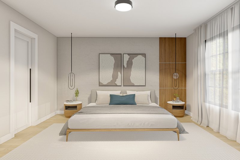 Home Plan - Interior - Master Bedroom 1 for Country House Plan #124-1377 - 3 bed, 2.5 bath