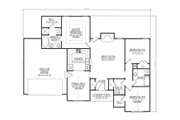 Ranch Style House Plan - 3 Beds 2 Baths 1482 Sq/Ft Plan #412-135 