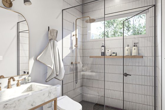 Interior - Bathroom for Cottage House Plan #455-631, 1 bath