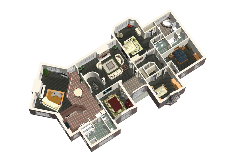 Dream House Plan - Floor Plan - Main Floor 1 for European House Plan #25-4620 - 3 bed, 2 bath