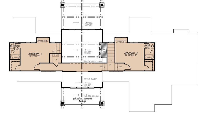 Craftsman Style House Plan - 4 Beds 5.5 Baths 6837 Sq/Ft Plan #923-179 ...