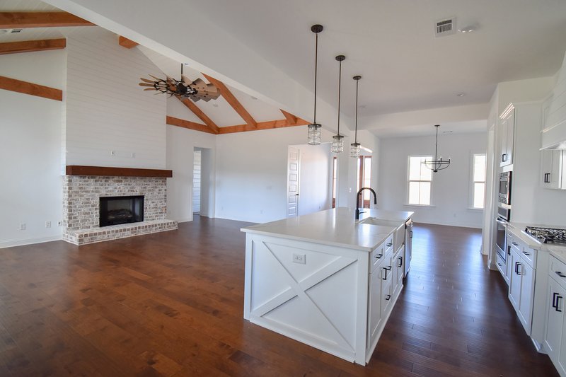 Architectural House Design - Interior - Family Room 2 for Farmhouse House Plan #430-215 - 4 bed, 3 bath