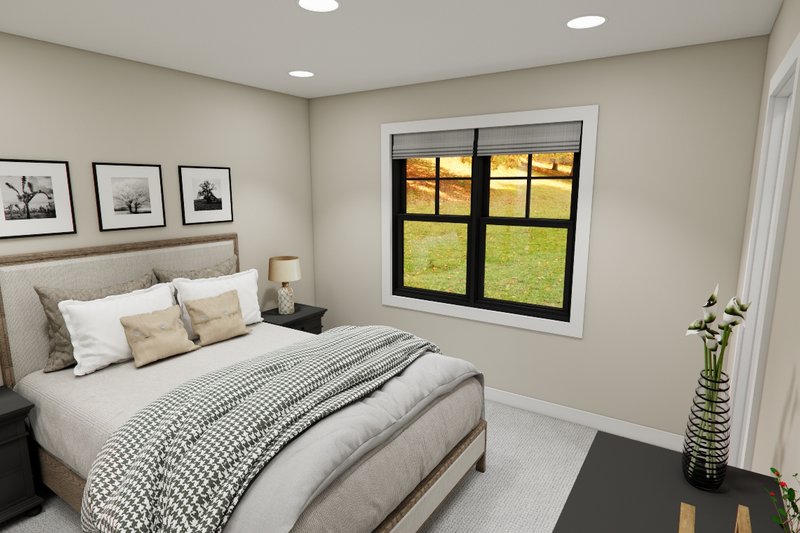House Design - Interior - Bedroom 3 for Farmhouse House Plan #51-1377 - 3 bed, 2.5 bath