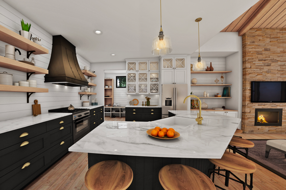 Interior - Dining Room for Contemporary House Plan #48-987 - 3 bed, 2.5 bath