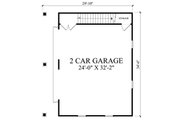 Craftsman Style House Plan - 0 Beds 0 Baths 725 Sq/Ft Plan #137-393 
