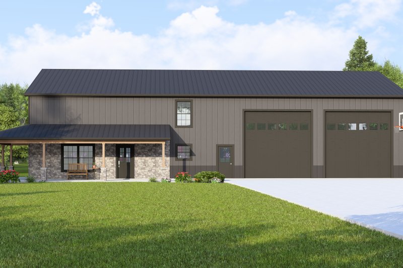 Home Plan - Exterior - Other Elevation for Barndominium House Plan #1064-163 - 5 bed, 3.5 bath