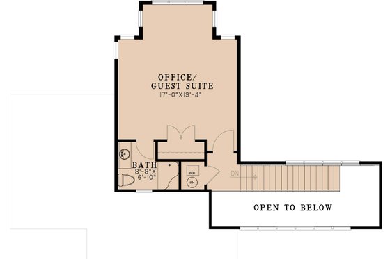 Floor Plan - Upper Floor for Modern House Plan #923-432 - 4 bed, 5.5 bath