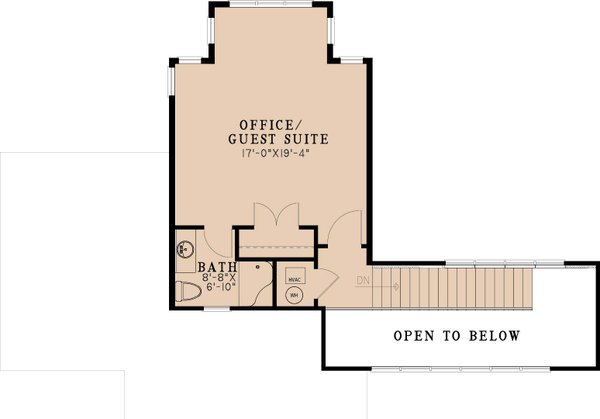 House Blueprint - Modern Floor Plan - Upper Floor Plan #923-432