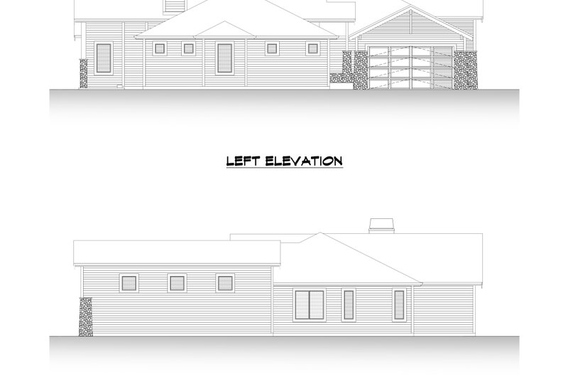 Architectural House Design - Exterior - Other Elevation 4 for Traditional House Plan #1066-107 - 3 bed, 3 bath