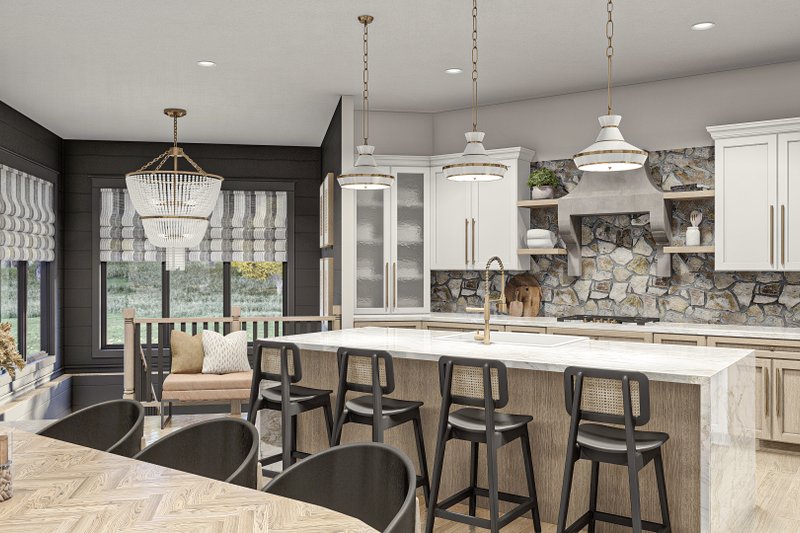 Architectural House Design - Interior - Kitchen for Modern House Plan #455-606 - 3 bed, 2.5 bath