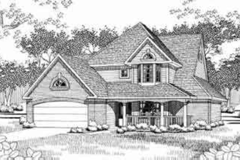 Home Plan - Traditional Exterior - Front Elevation Plan #120-153