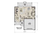 Craftsman Style House Plan - 3 Beds 3.5 Baths 2132 Sq/Ft Plan #51-1382 