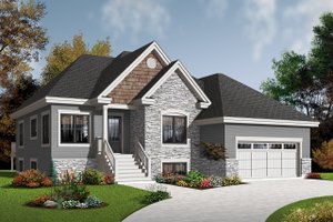 Country Exterior - Front Elevation Plan #23-2526