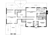 European Style House Plan - 4 Beds 3 Baths 3408 Sq/Ft Plan #137-117 