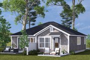 Cottage Style House Plan - 1 Beds 1 Baths 496 Sq/Ft Plan #513-2298 