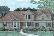 Traditional Style House Plan - 3 Beds 2.5 Baths 1902 Sq/Ft Plan #20-612 