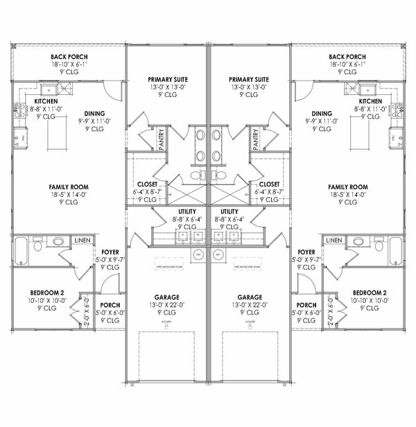 Farmhouse Floor Plan - Main Floor Plan #1096-132