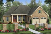 European Style House Plan - 3 Beds 2 Baths 1806 Sq/Ft Plan #21-314 