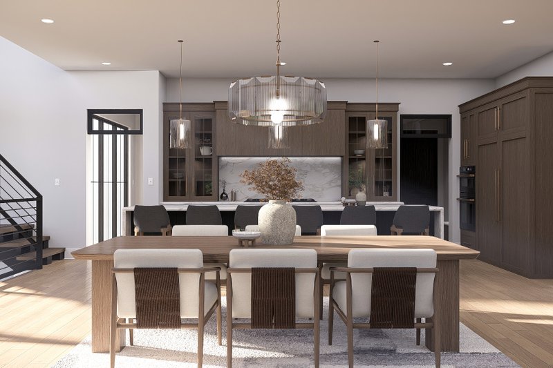 House Design - Interior - Dining Room 1 for Barndominium House Plan #455-697 - 5 bed, 4.5 bath