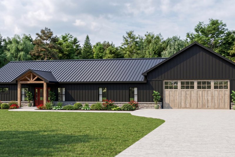 Home Plan - Exterior - Front Elevation 2 for Craftsman House Plan #1064-468 - 3 bed, 2 bath