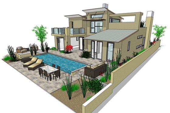 Photo 1 for Modern House Plan #484-2 - 3 bed, 3.5 bath