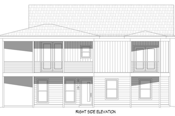 Exterior - Other Elevation 1 for Beach House Plan #932-721 - 1 bed, 2 bath