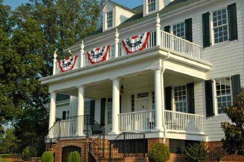 Home Plan - Exterior - Front Elevation 2 for Farmhouse House Plan #137-166 - 4 bed, 3.5 bath