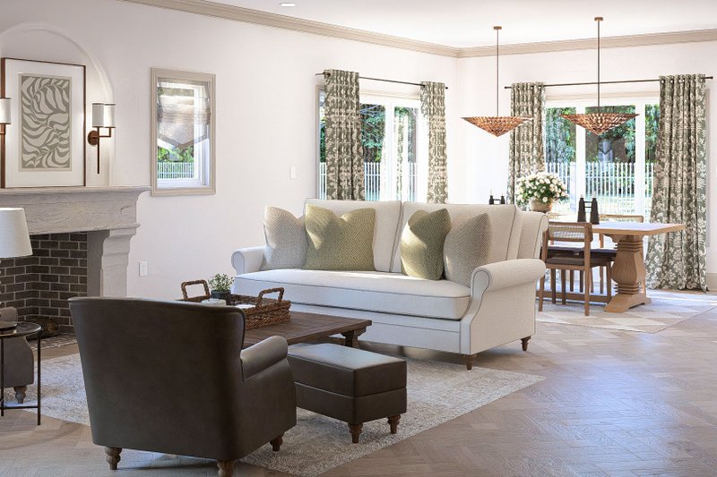 Architectural House Design - Interior - Other 1 for Tudor House Plan #455-763 - 3 bed, 2.5 bath