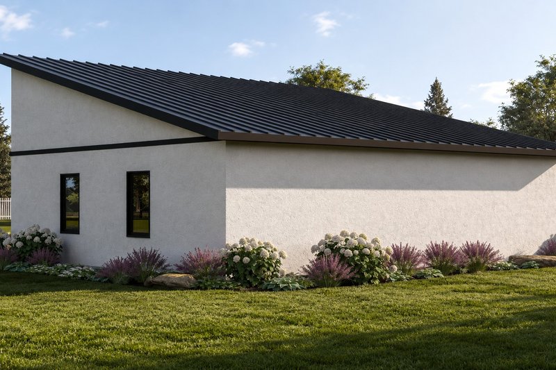 Dream House Plan - Exterior - Rear Elevation for Modern House Plan #1064-485, 0 bath