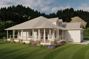 Exterior - Other Elevation for Country House Plan #126-130 - 3 bed, 2 bath