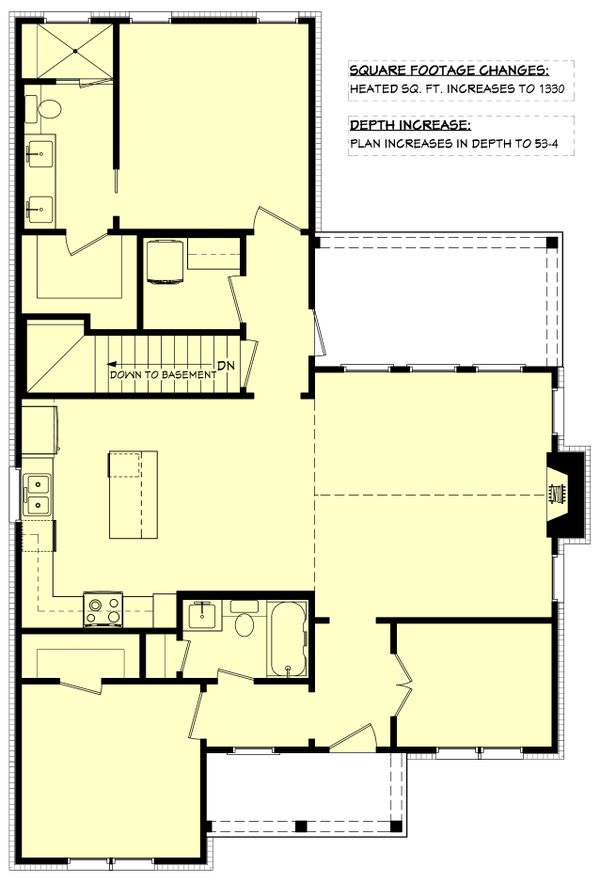 Cottage Floor Plan - Other Floor Plan #430-247