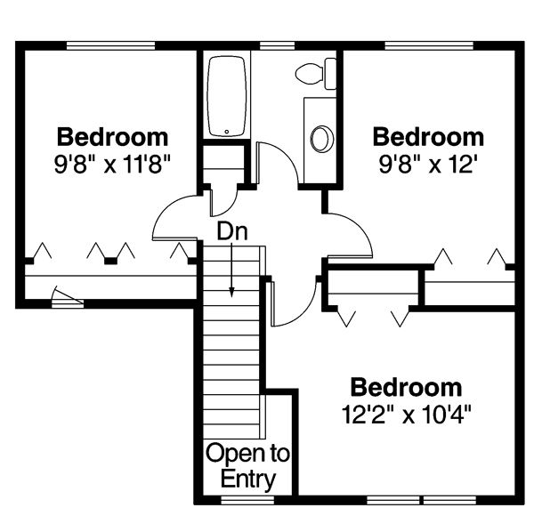 Dream House Plan - Floor Plan - Upper Floor Plan #124-470