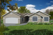 Country Style House Plan - 4 Beds 2 Baths 2070 Sq/Ft Plan #437-20 