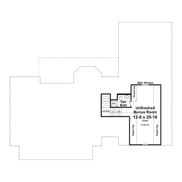House Blueprint - European Floor Plan - Other Floor Plan #21-310