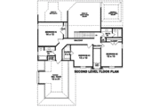 European Style House Plan - 4 Beds 4 Baths 3073 Sq/Ft Plan #81-13736 