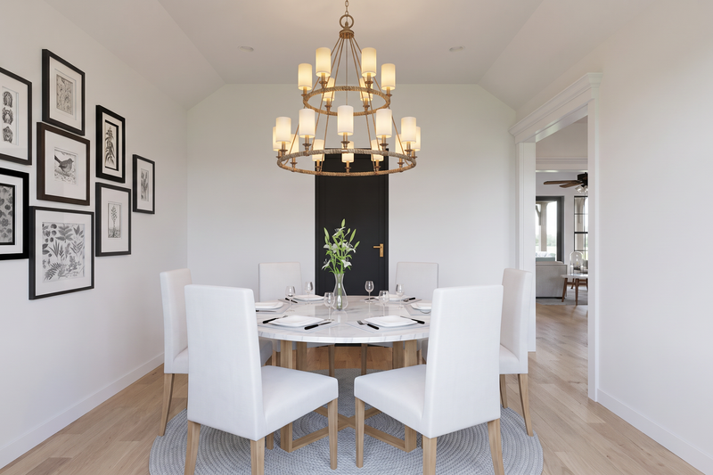 Architectural House Design - Interior - Dining Room 1 for Traditional House Plan #923-519 - 4 bed, 3.5 bath