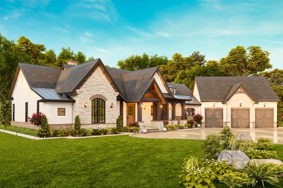 Exterior - Other Elevation for Craftsman House Plan #119-426 - 3 bed, 3.5 bath