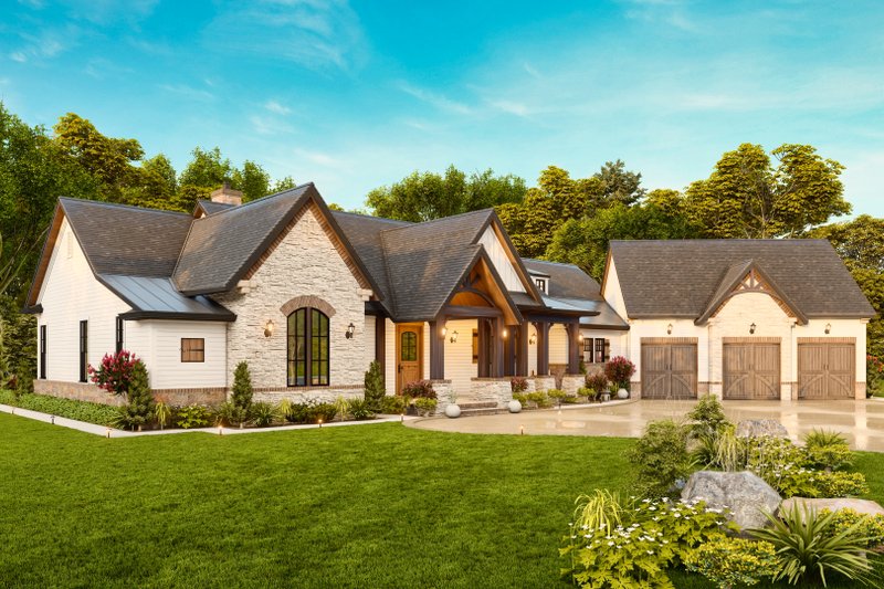 Architectural House Design - Exterior - Other Elevation for Craftsman House Plan #119-426 - 3 bed, 3.5 bath