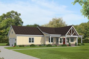 Contemporary Exterior - Front Elevation Plan #932-940