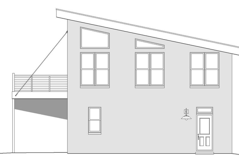 Dream House Plan - Exterior - Other Elevation for Modern House Plan #932-38 - 1 bed, 2 bath