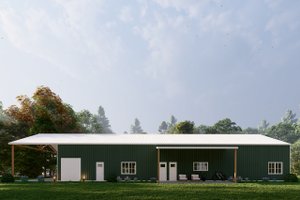 Exterior - Other Elevation for Barndominium House Plan #1107-27 - 4 bed, 3.5 bath