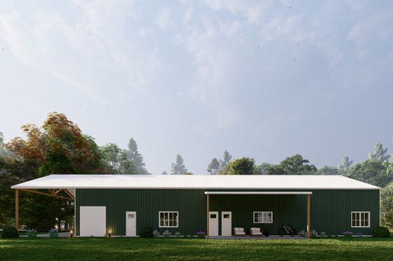 Exterior - Other Elevation for Barndominium House Plan #1107-27 - 4 bed, 3.5 bath