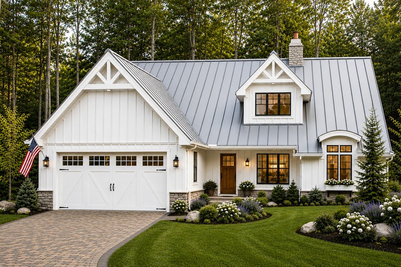 Architectural House Design - Exterior - Front Elevation 3 for Farmhouse House Plan #928-431 - 3 bed, 2.5 bath
