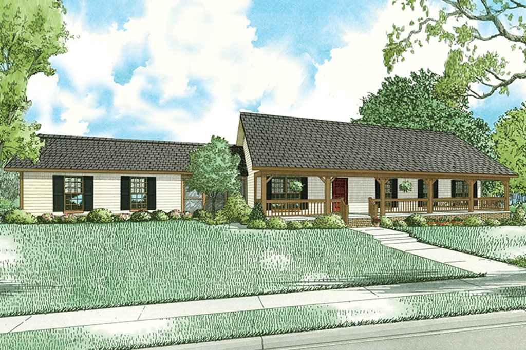Country Style House Plan 3 Beds 2 Baths 1800 Sq Ft Plan  Country Style House Plan 3 Beds 2 Baths 1800 Sq Ft Plan