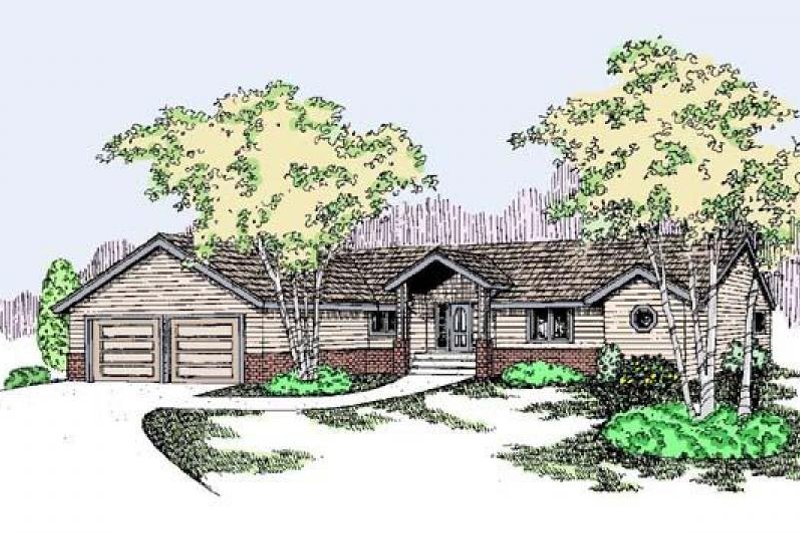 Traditional Style House Plan - 4 Beds 2 Baths 1656 Sq/Ft Plan #60-498