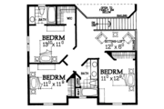 Traditional Style House Plan - 4 Beds 4 Baths 2875 Sq/Ft Plan #72-330 