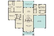 Modern Style House Plan - 4 Beds 3 Baths 2506 Sq/Ft Plan #17-2598 