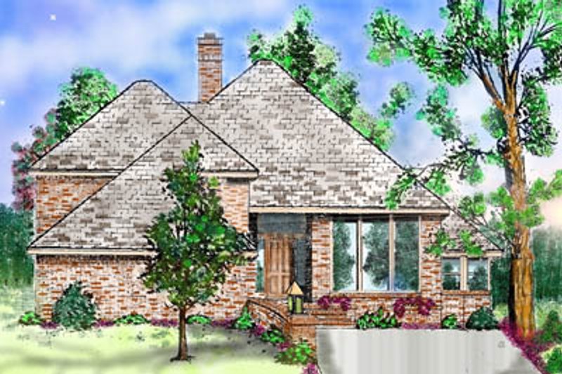 Home Plan - Contemporary Exterior - Front Elevation Plan #52-144