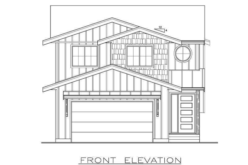 Home Plan - Exterior - Front Elevation 3 for Farmhouse House Plan #1100-114 - 3 bed, 2.5 bath